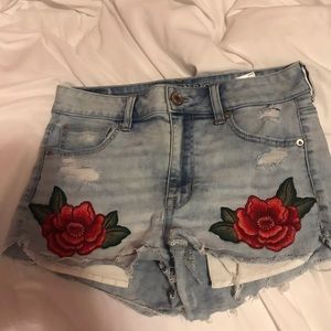 High waisted shorts